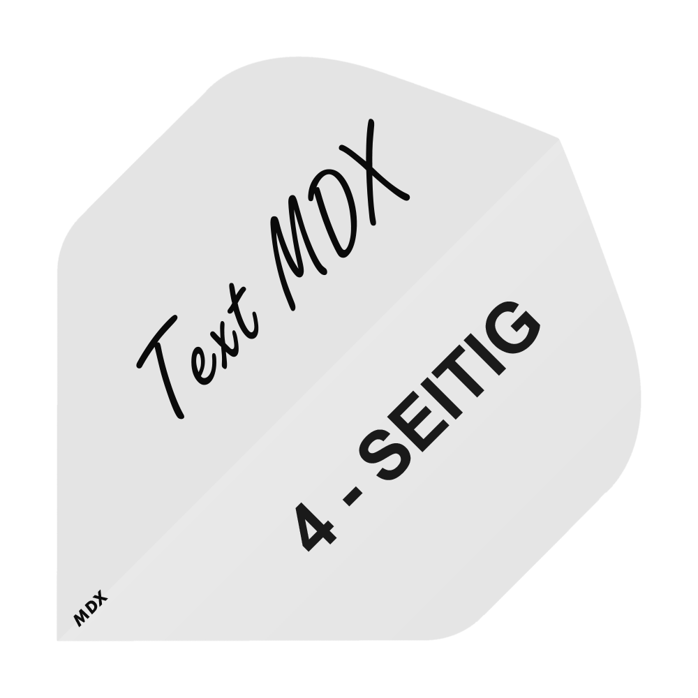 10 juegos de vuelos impresos a 4 caras - texto deseado - MDX