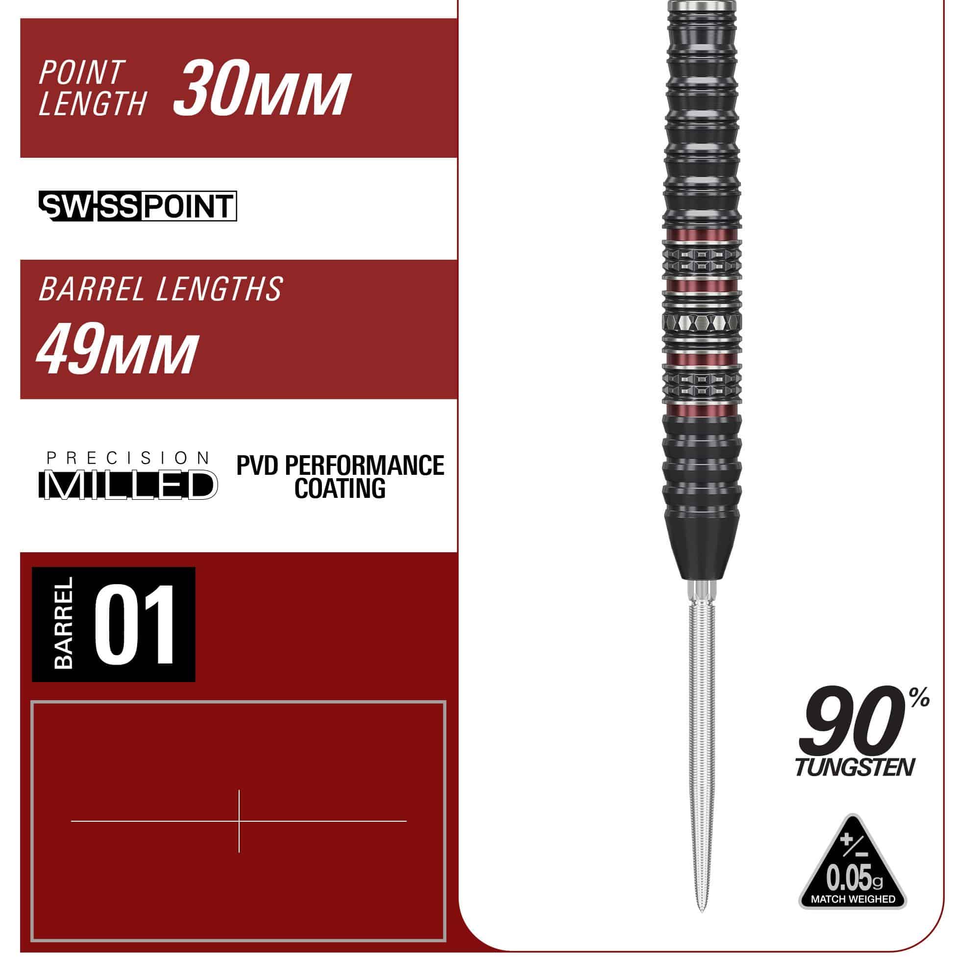 Dardos de acero Target Japan Prime Series Diamond Kosuzu Iwao GEN4 Swiss Point Das Bild zeigt die Target Japan Prime Series Diamond Kosuzu Iwao GEN4 Swiss Point Steeldarts. Diese Steeldarts sind speziell für hohe Präzision und Qualität gefertigt.