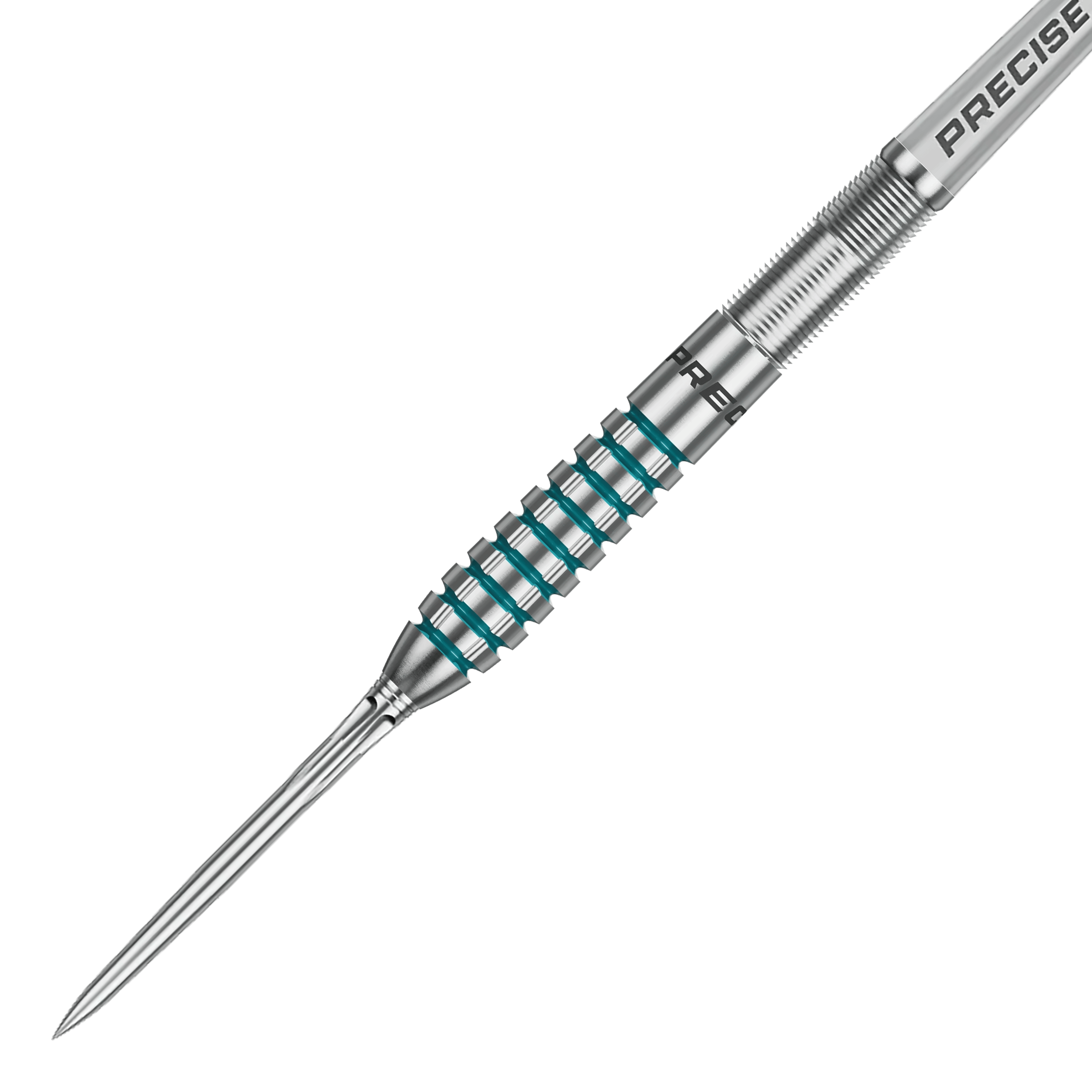 Dardos de acero Precise 180 MRV1 Das Bild zeigt die Precise 180 MRV1 Steeldarts - 23g. Die Steeldarts sind deutlich zu erkennen und eignen sich ideal für Dartspieler.