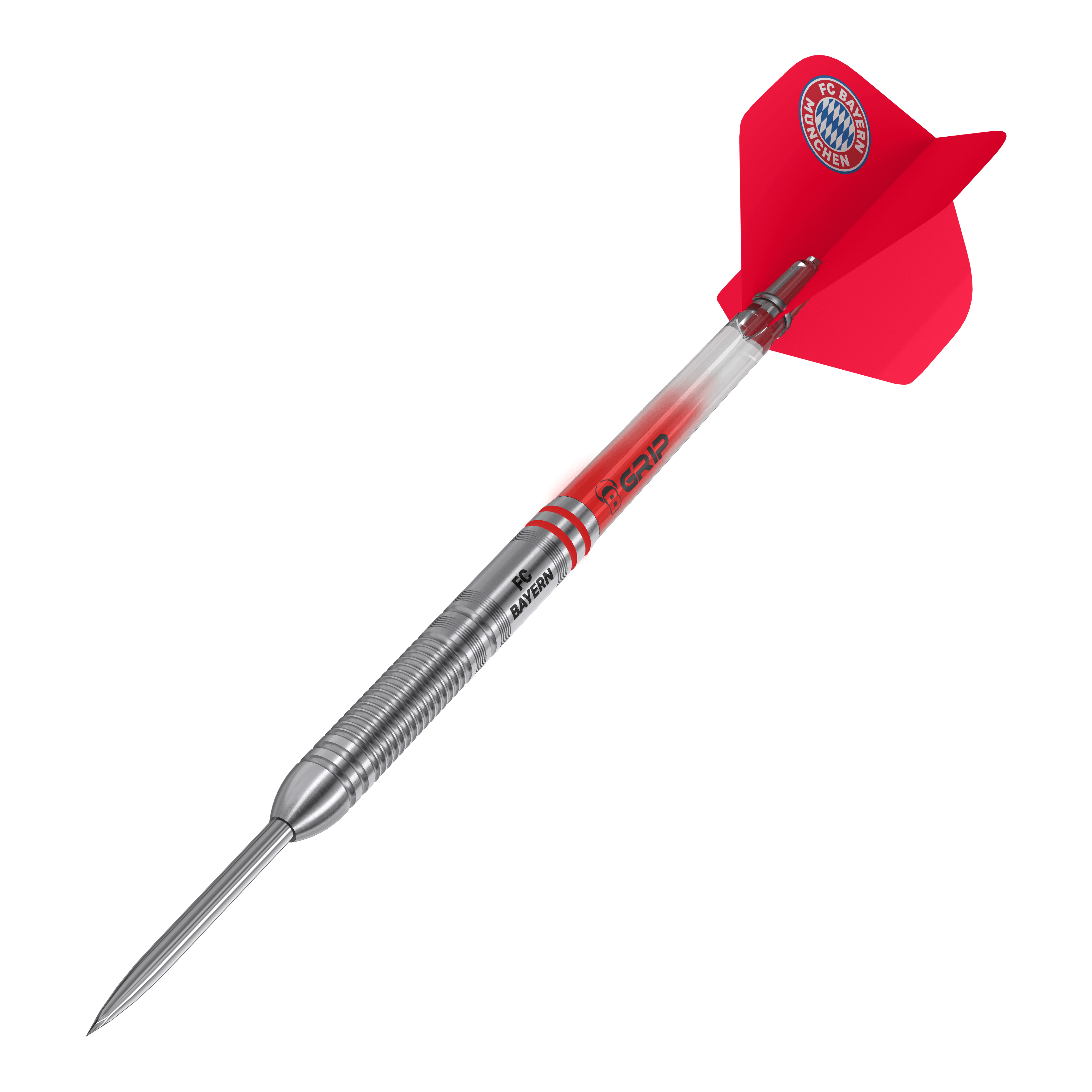 Dardos de acero de tungsteno Bulls FC Bayern Munich Abgebildet sind die Bulls FC Bayern München Tungsten Steeldarts. Die Darts sind besonders für Fans des FC Bayern gestaltet.