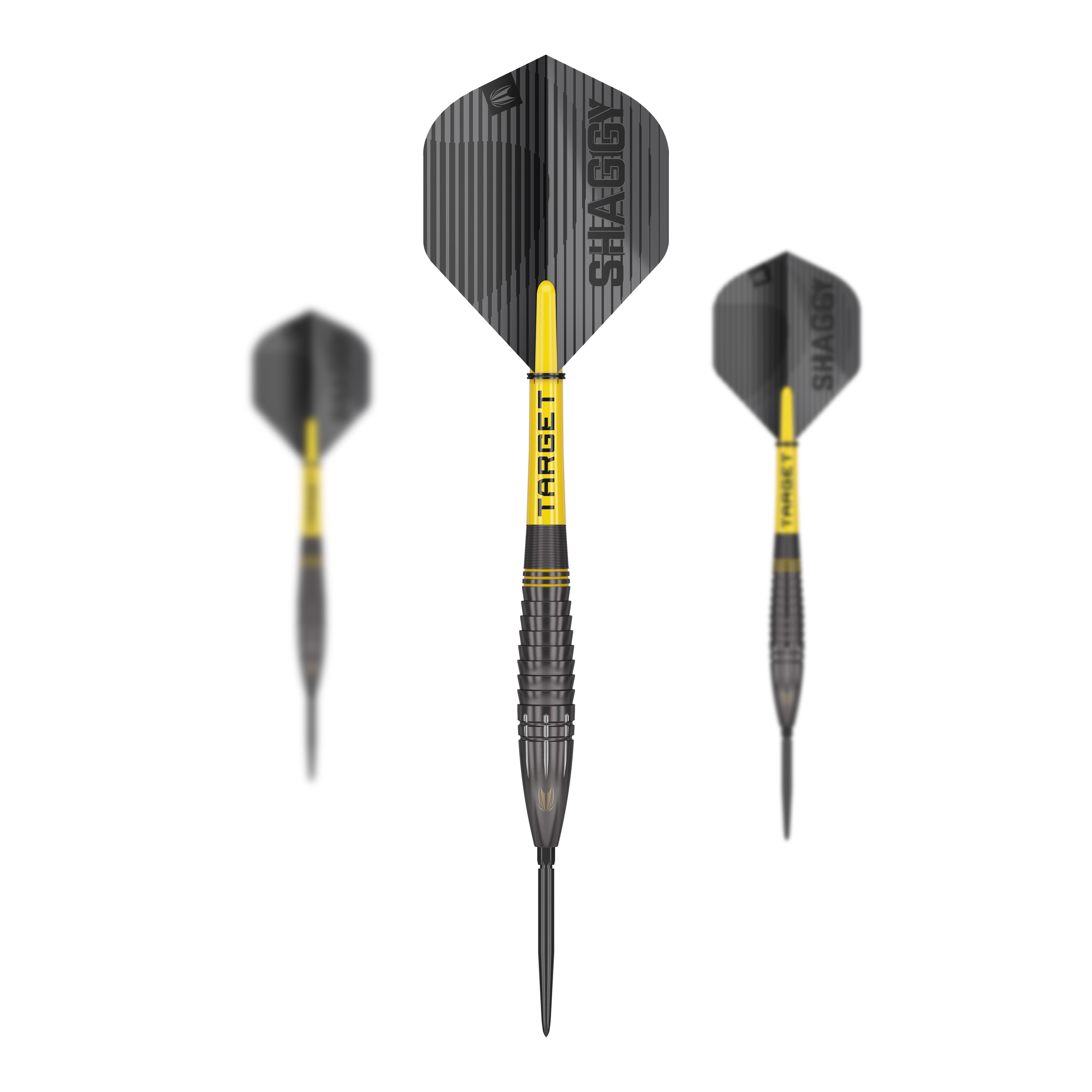 Dardos de acero Target Scott Williams Shaggy Black Swiss Point