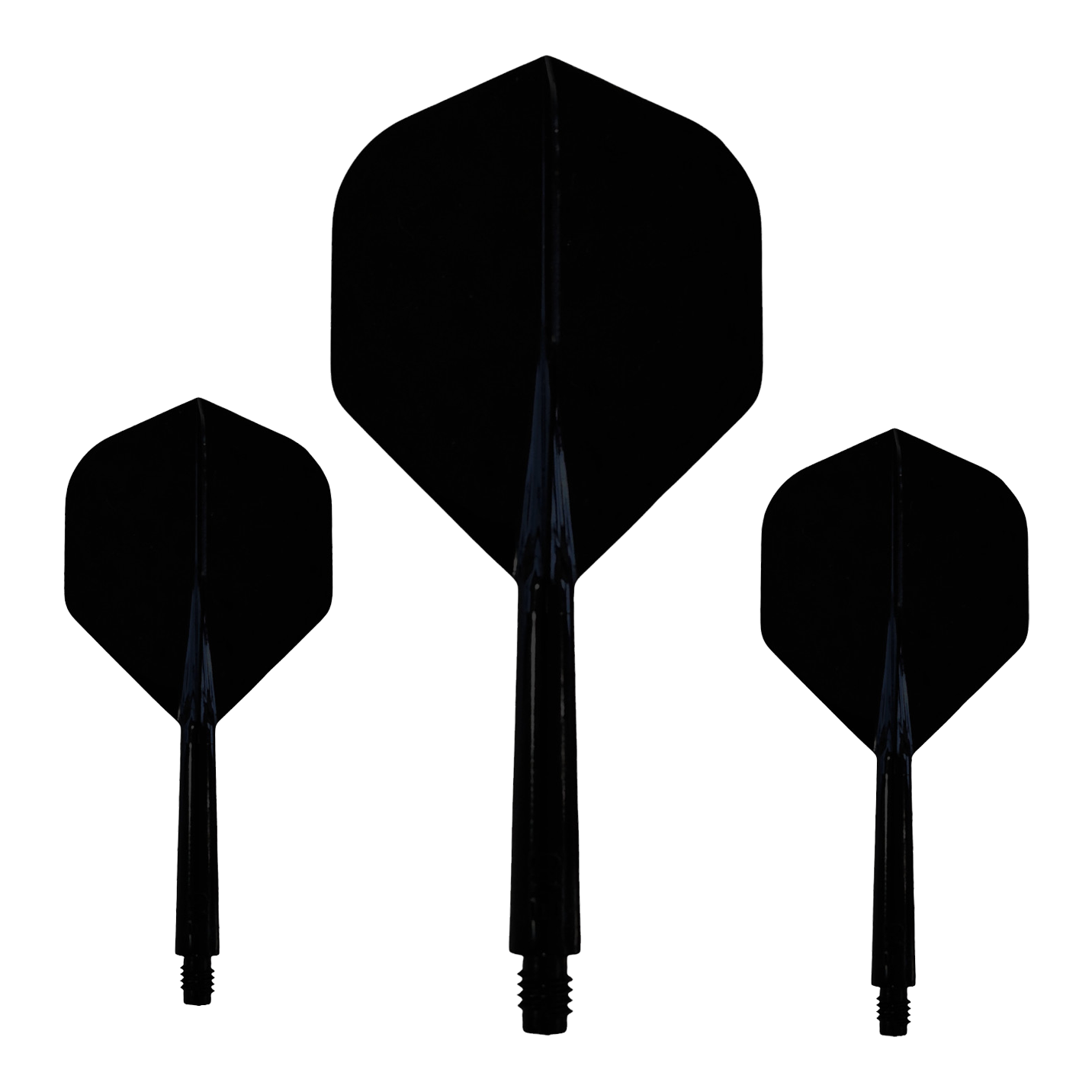 Sistema de eje de vuelo Evolution EVO1 - Negro Dieses Bild zeigt das Evolution EVO1 Flight-Shaft-System in Schwarz. Es ist deutlich das Design und die Form des Produkts zu erkennen.