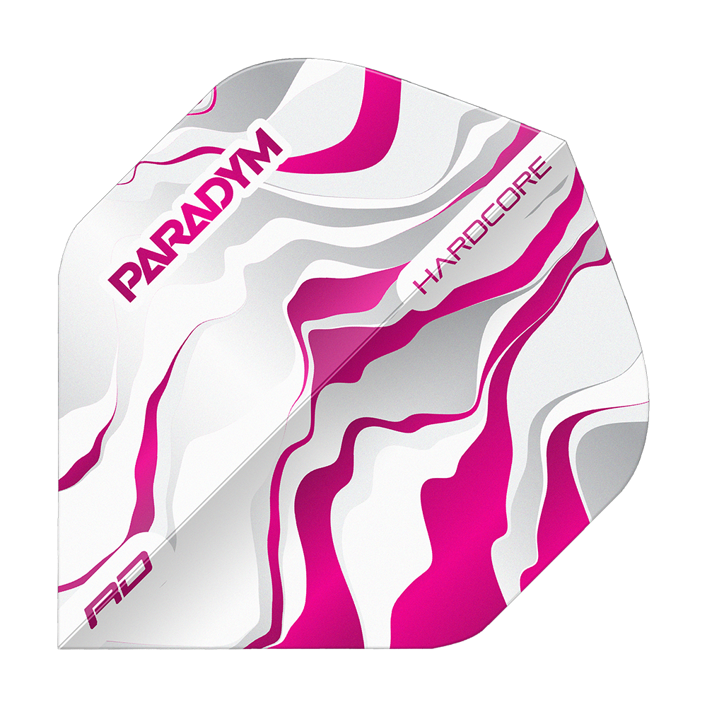 Red Dragon Hardcore Premium Paradym Pink Premium No2 Vuelos estándar Abgebildet sind die Red Dragon Hardcore Premium Paradym Pink Premium No2 Standard Flights. Diese Dart-Flights überzeugen durch ihr auffälliges, pinkes Design.