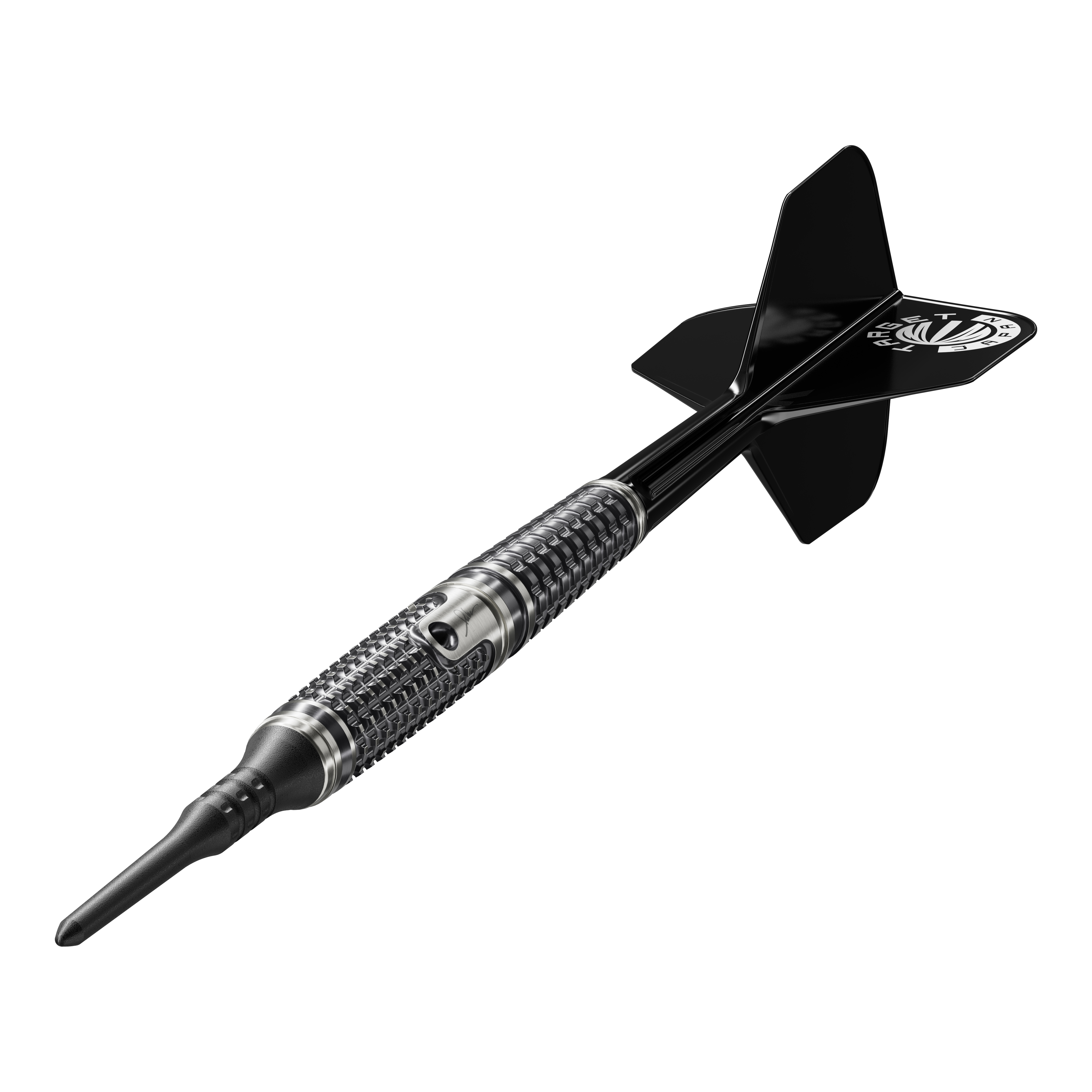 Dardos blandos Target Japan Paul Lim The Legend GEN9 - 20 g Target Japan Paul Lim The Legend GEN9 Softdarts - 20g werden hier aus einem anderen Blickwinkel präsentiert. Das Bild betont die Form und Verarbeitung der Darts.