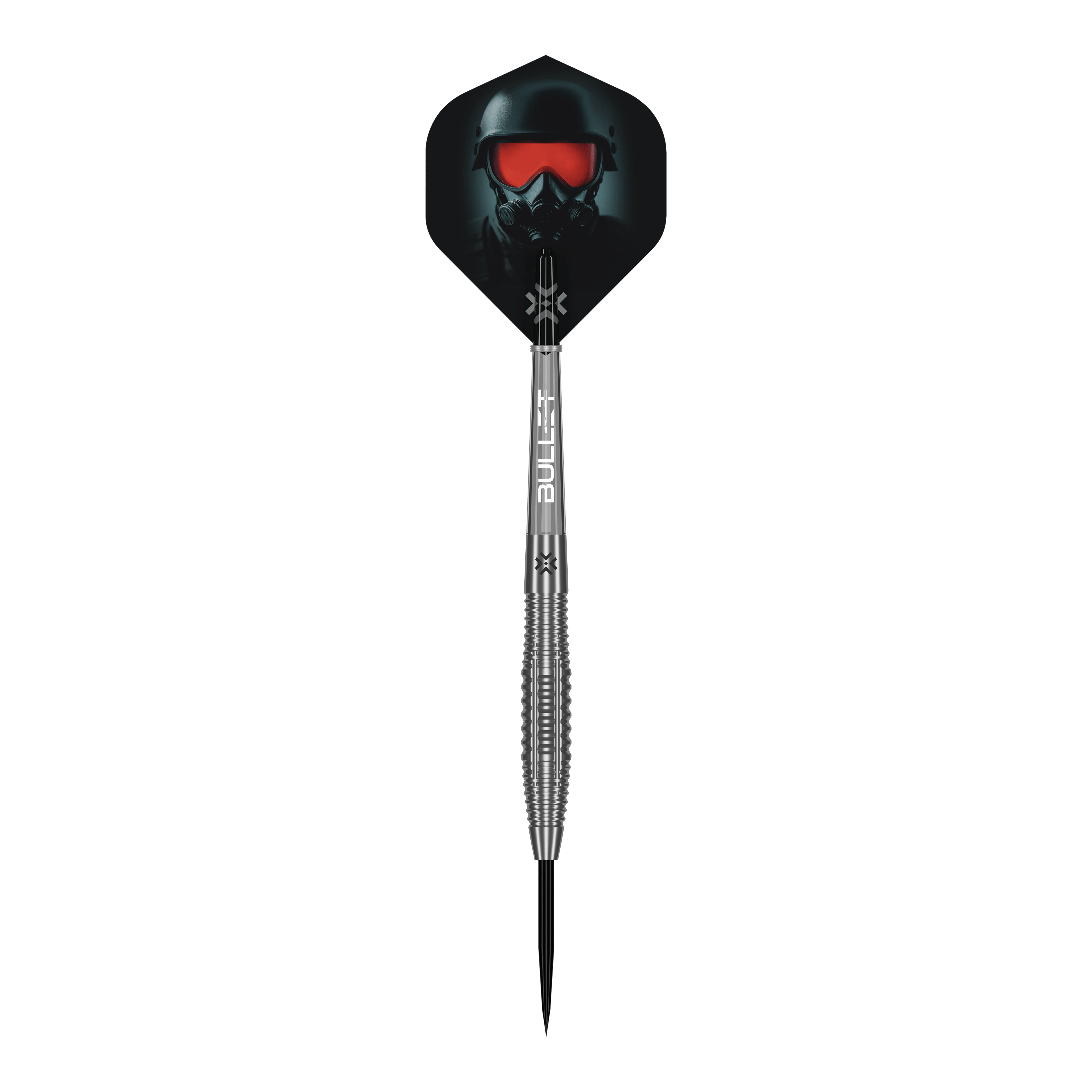 Dardos de acero Bullet Ranger Gezeigt wird ein einzelner Bullet Ranger Steeldarts. Dieses Produkt eignet sich für Steeldartspiele.
