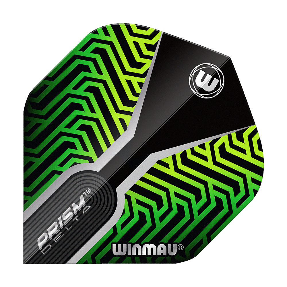 Winmau Prism Delta Kairos No2 Standard Flights Grün