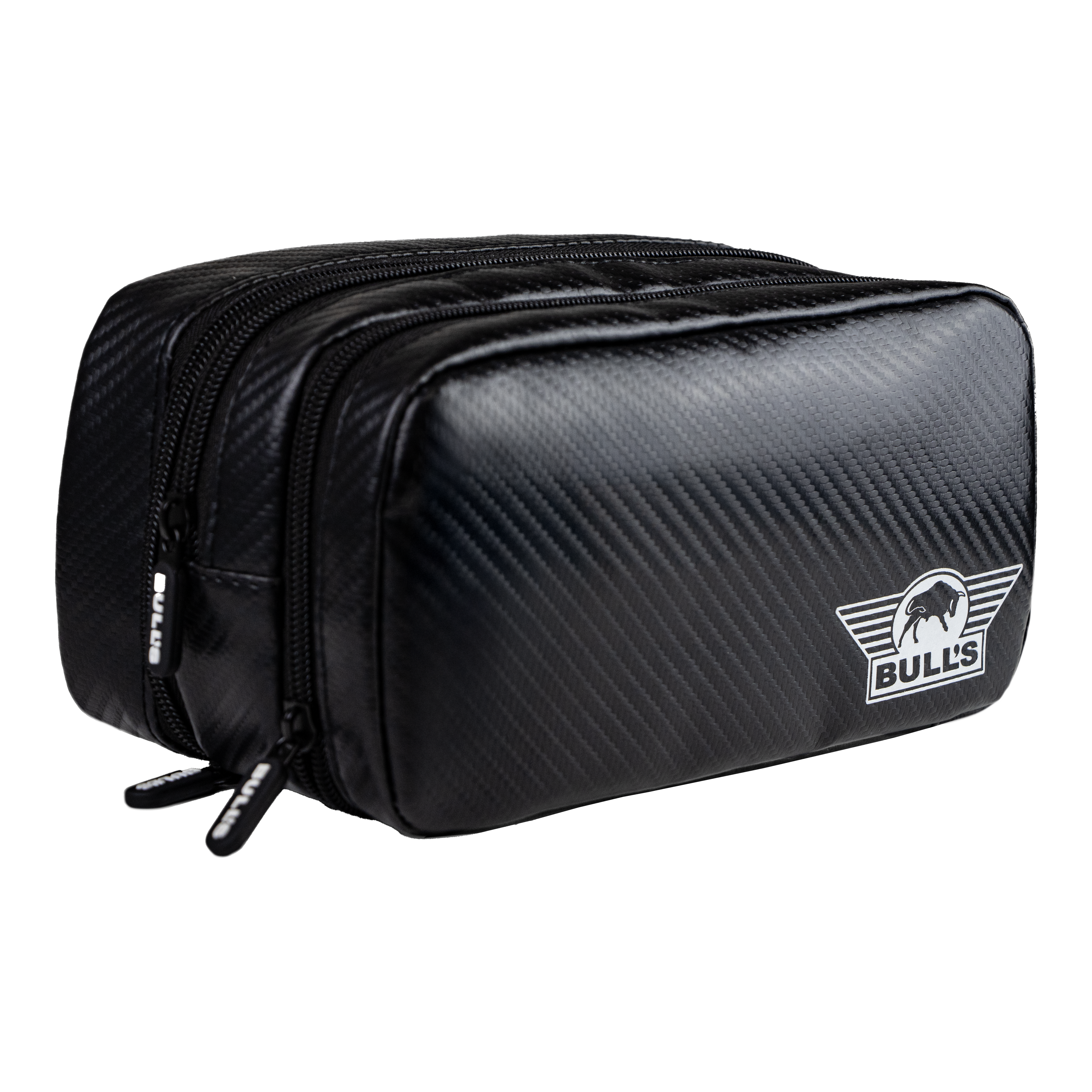 Cartera de carbono Bulls NL Zu sehen ist das Bulls NL Carbon Wallet. Diese elegante Brieftasche wurde speziell für Dartspieler entworfen.