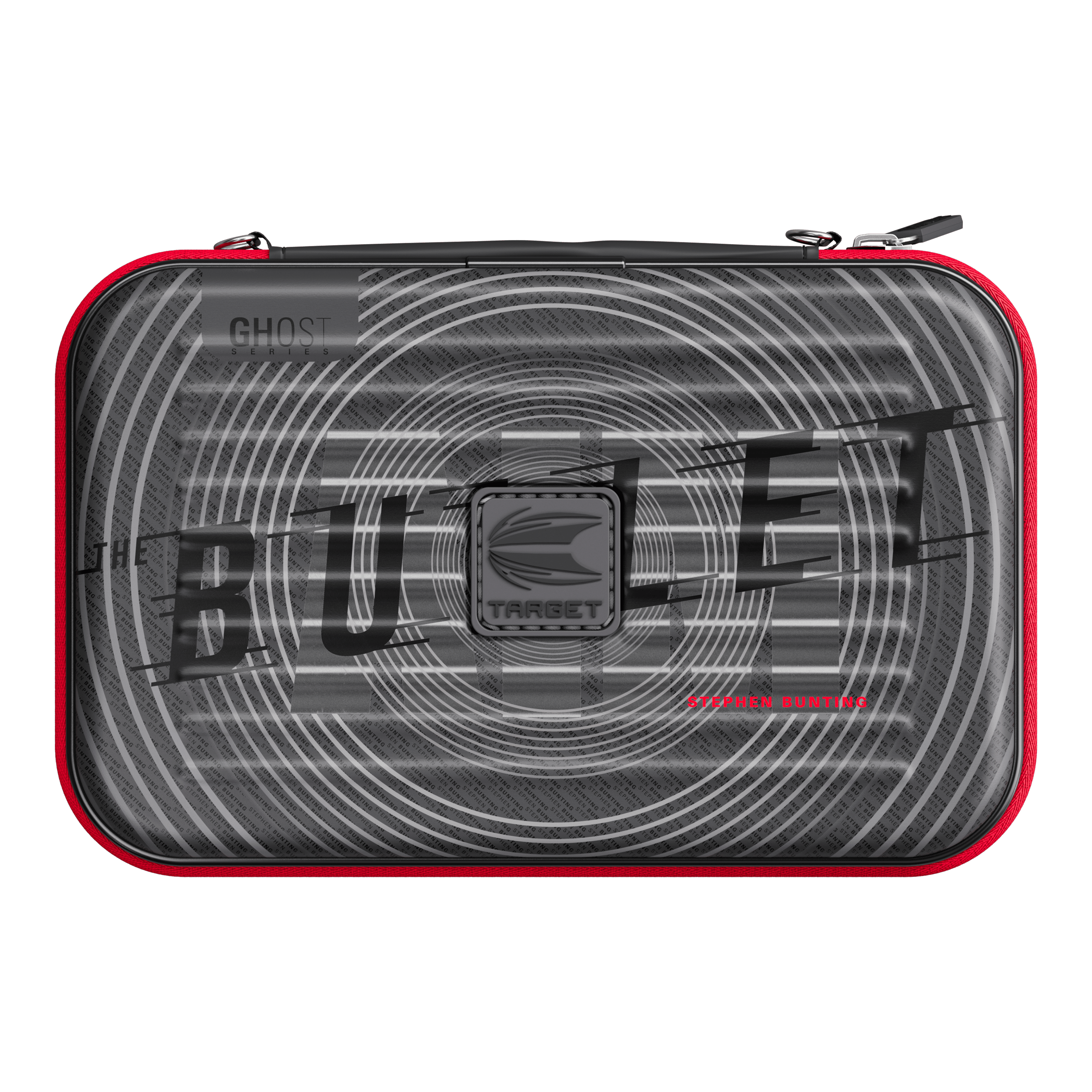 Estuche para dardos Takoma XL Ghost Series de Stephen Bunting Gezeigt wird das Takoma XL Ghost Series Stephen Bunting Dartcase. Das praktische Case wurde für Dartspieler entwickelt.
