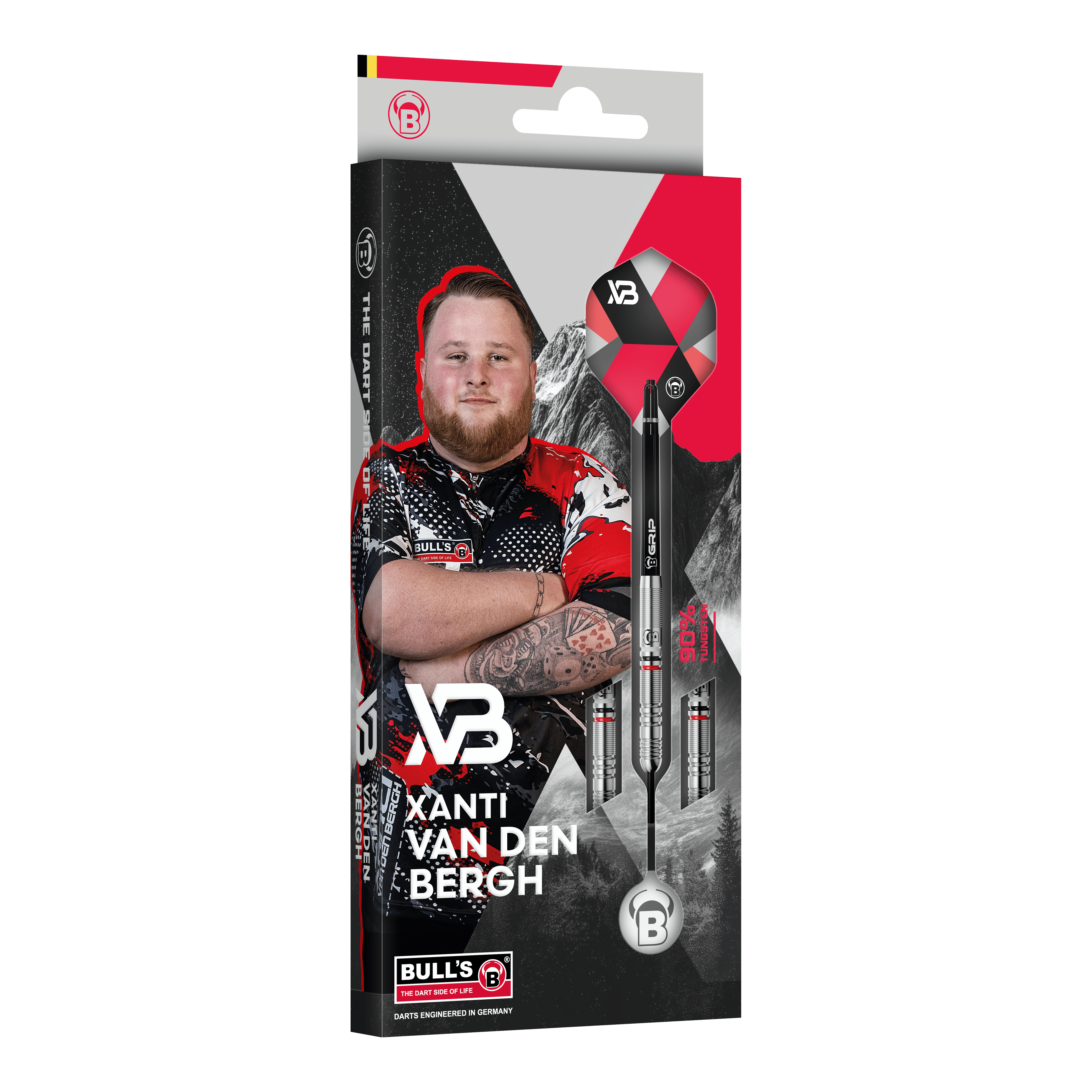 Dardos de acero Bulls Xanti Van Den Bergh - 22 g Das Foto zeigt die Bulls Xanti Van Den Bergh Steeldarts - 22g. Sie bieten höchste Qualität für jedes Spielniveau.