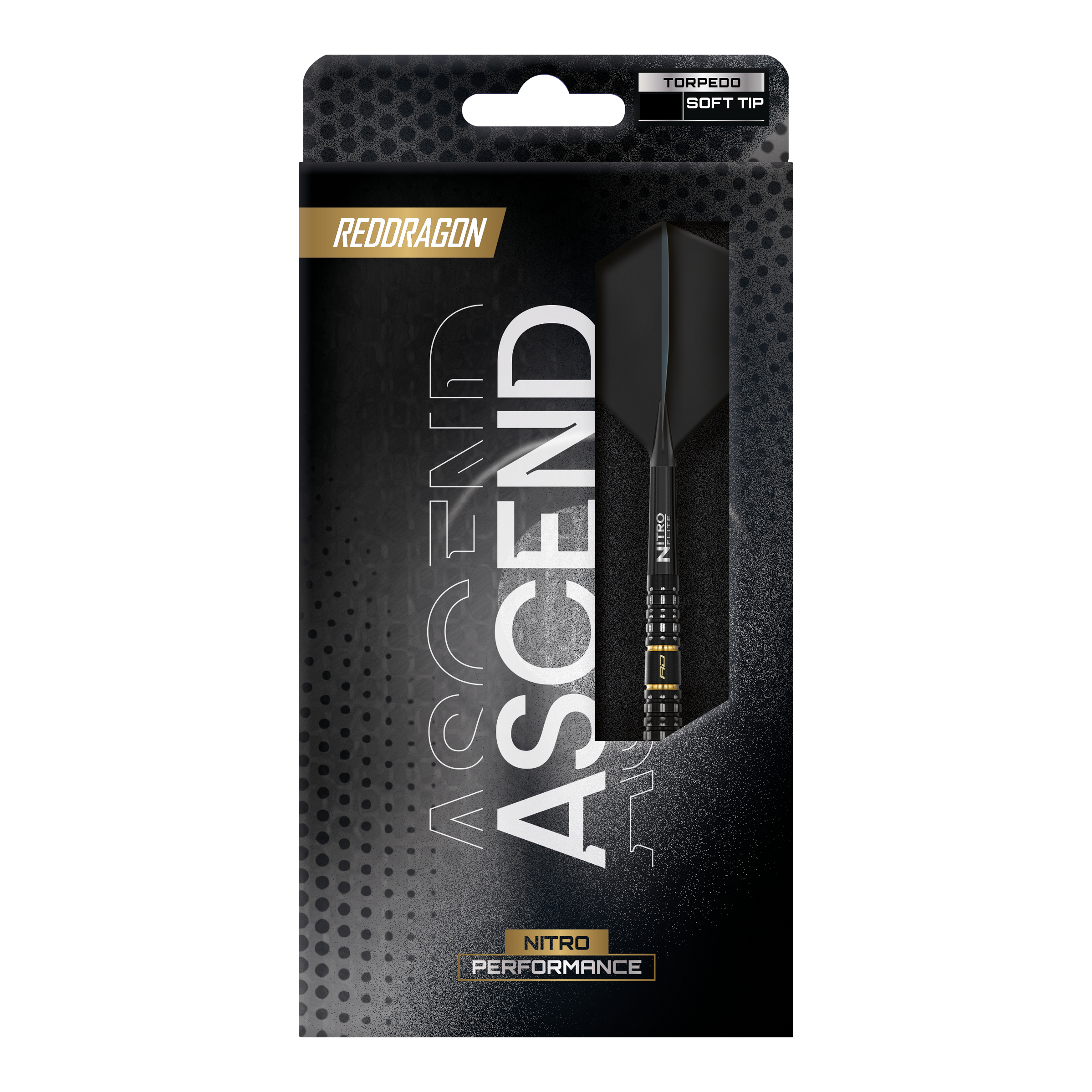 Dieses Bild zeigt die Red Dragon Ascend Torpedo Softdarts - 22g. Sie sind hochwertige Softdarts für präzises Spiel.