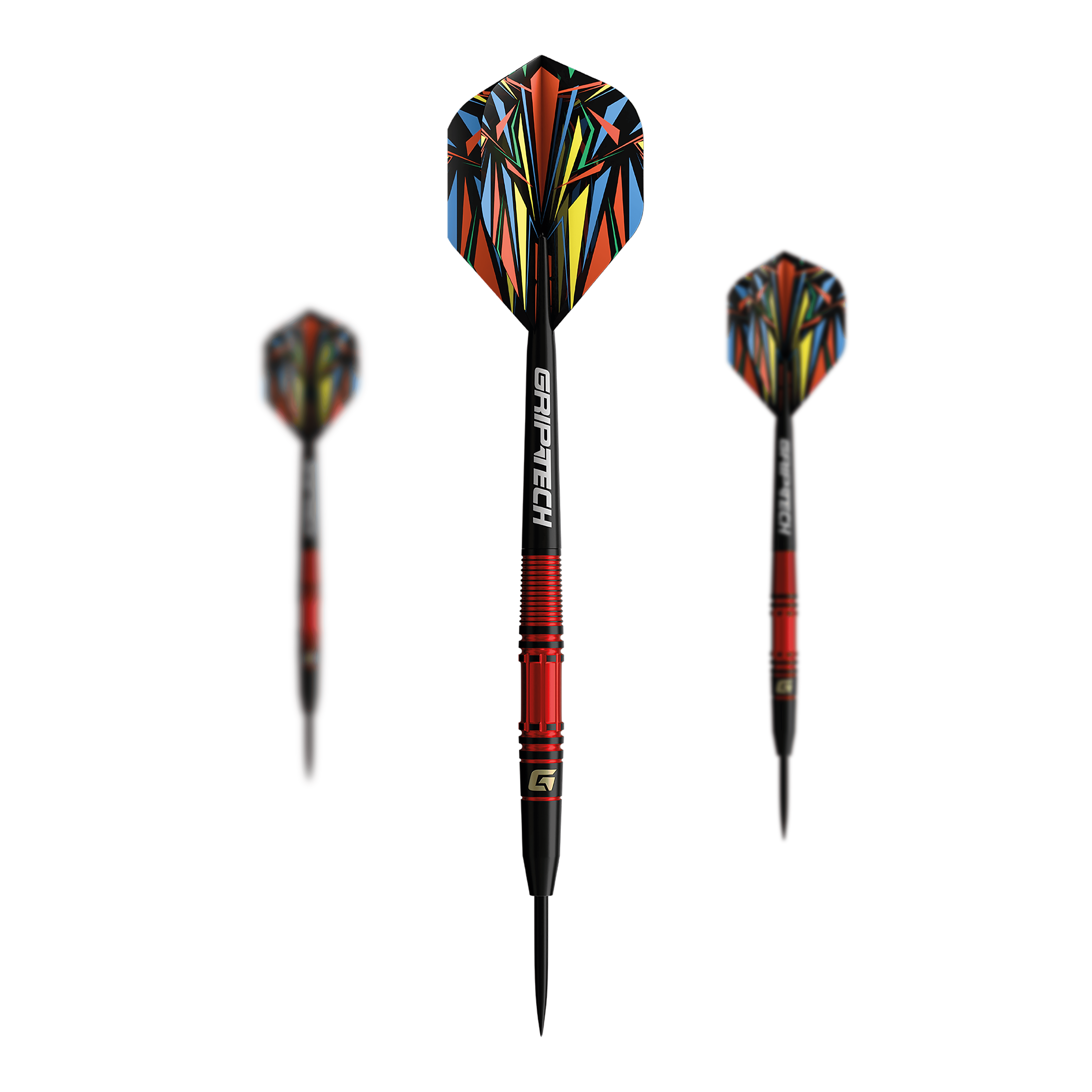 Dardos de acero de tungsteno rojo GOAT Athlete Das Bild zeigt die GOAT Athlete Red Tungsten Steeldarts. Die roten Steeldarts sind hochwertig verarbeitet.