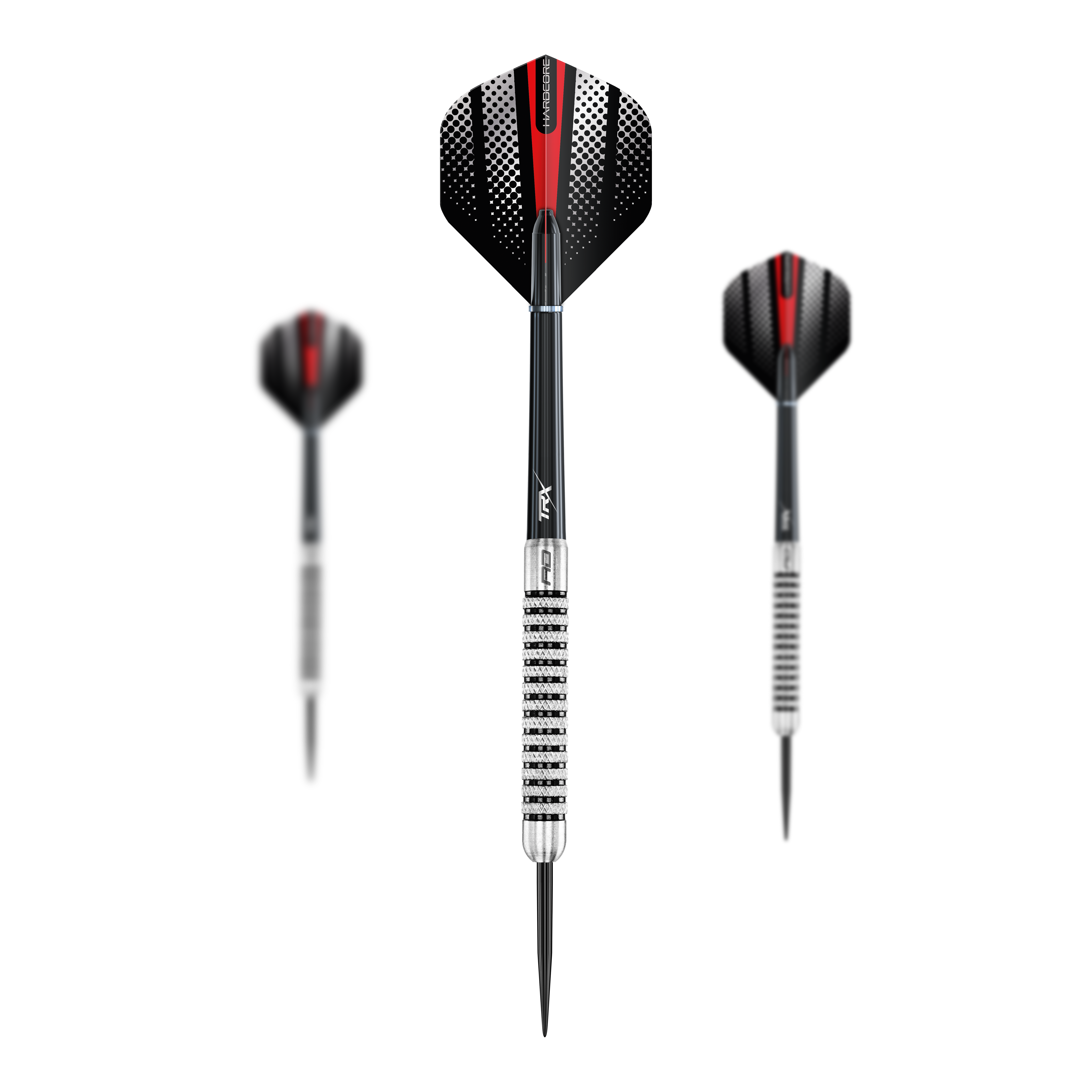 Dardos de acero Red Dragon Flightmaster Fury 2 - 25 g Dieses Bild zeigt die Red Dragon Flightmaster Fury 2 Steeldarts mit 25g Gewicht. Die Steeldarts sind ideal für präzises Dartspiel geeignet.