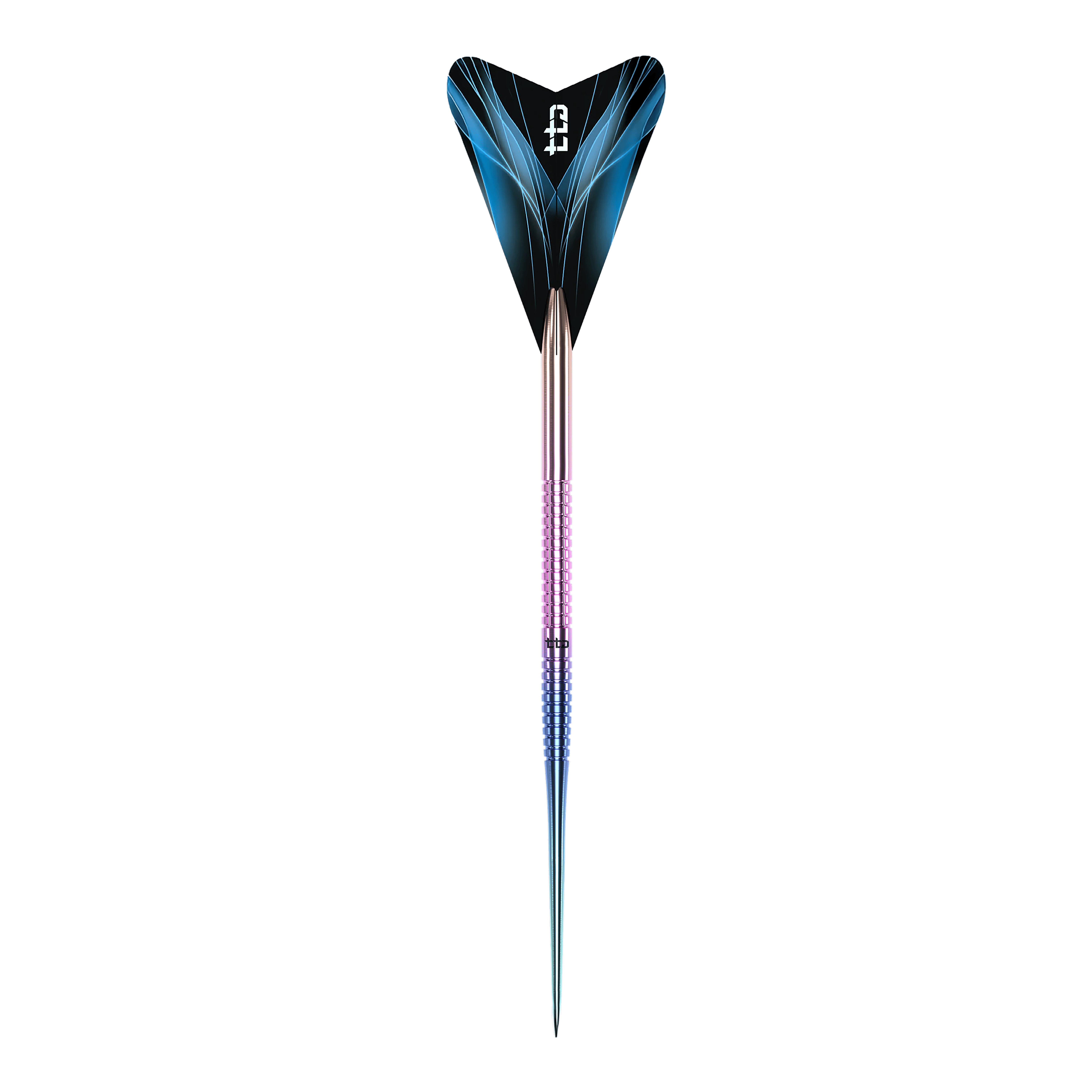 Caliburn TTD Complete Titanium T1 Rainbow Steeldarts - 5 g Hier sieht man den Caliburn TTD Complete Titanium T1 Rainbow Steeldarts - 5g. Der Dartpfeil ist besonders durch sein farbenfrohes Aussehen.