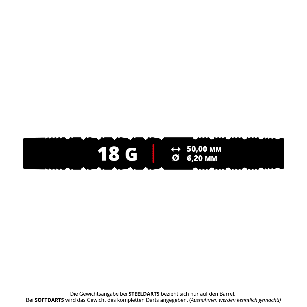 Abgebildet ist das Produkt Target Redux 10 Softdarts - 18g. Dieses Bild zeigt die Softdarts aus einer übersichtlichen Perspektive.