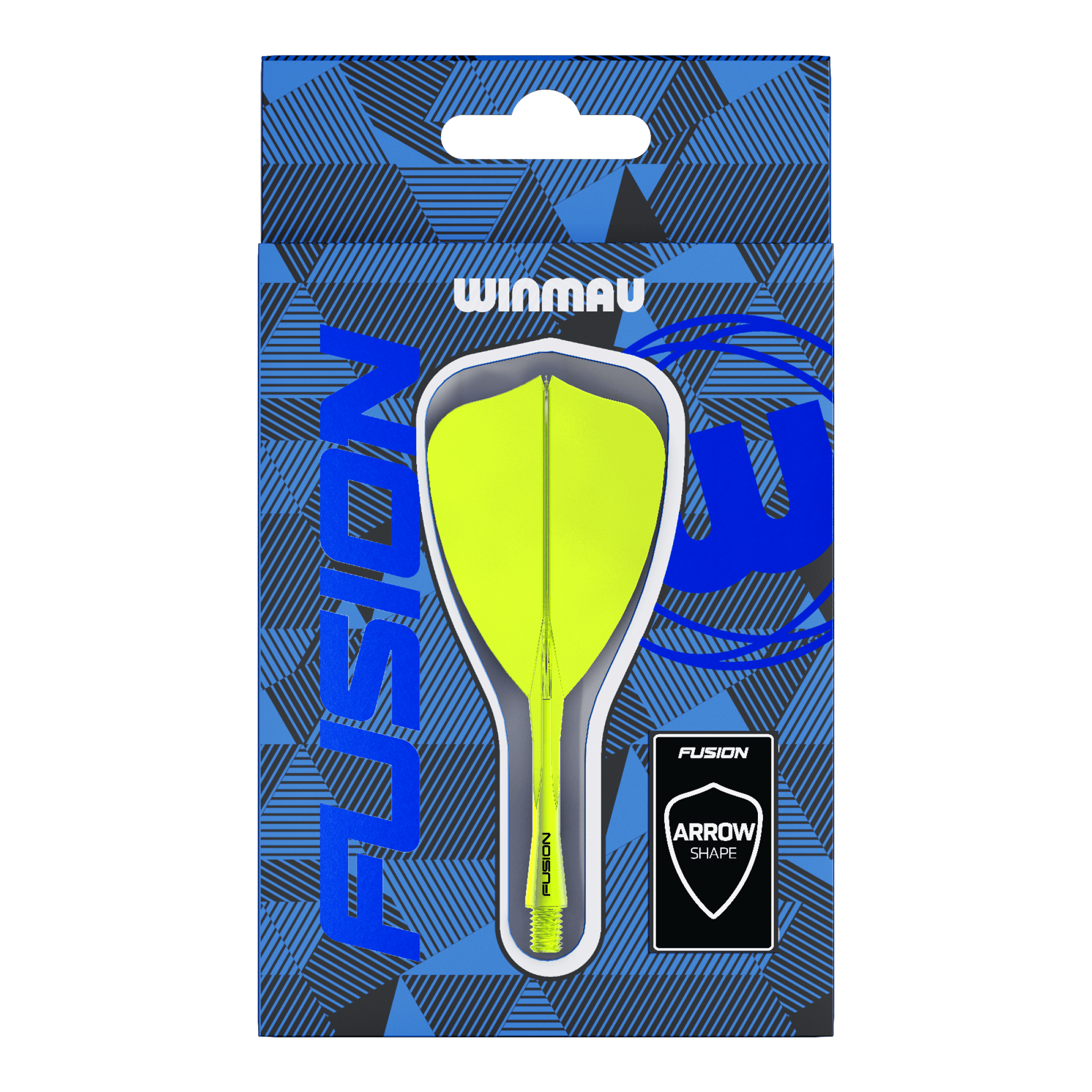 Sistema de eje de vuelo Winmau Fusion Arrow amarillo neón Abgebildet ist das Winmau Fusion Flight-Shaft-System Arrow Neon Yellow. Das Produkt ist ein leuchtend gelber Dart-Schaft.