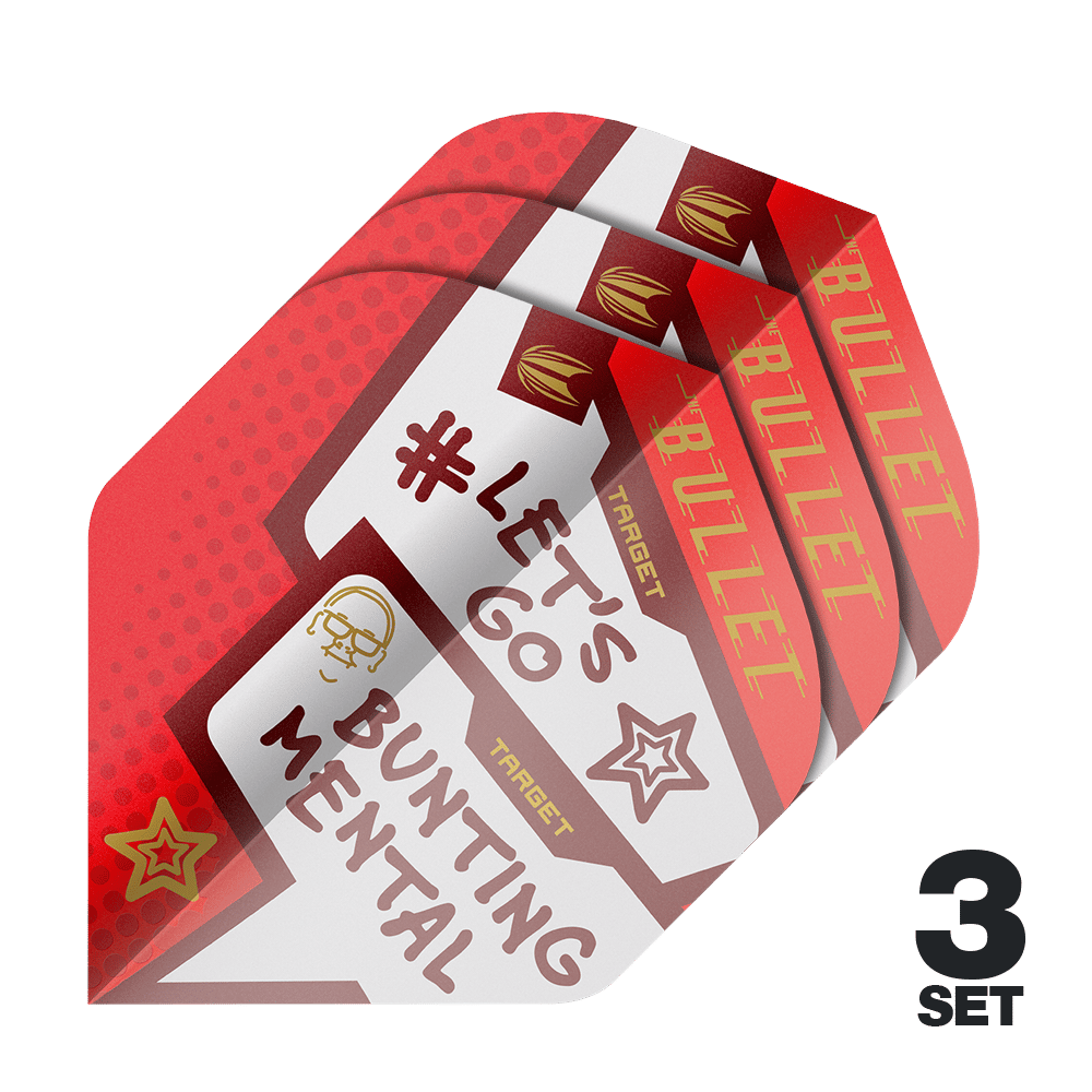 Target Pro Ultra Stephen Bunting Mental No2 Standard Flights - 3 Sets