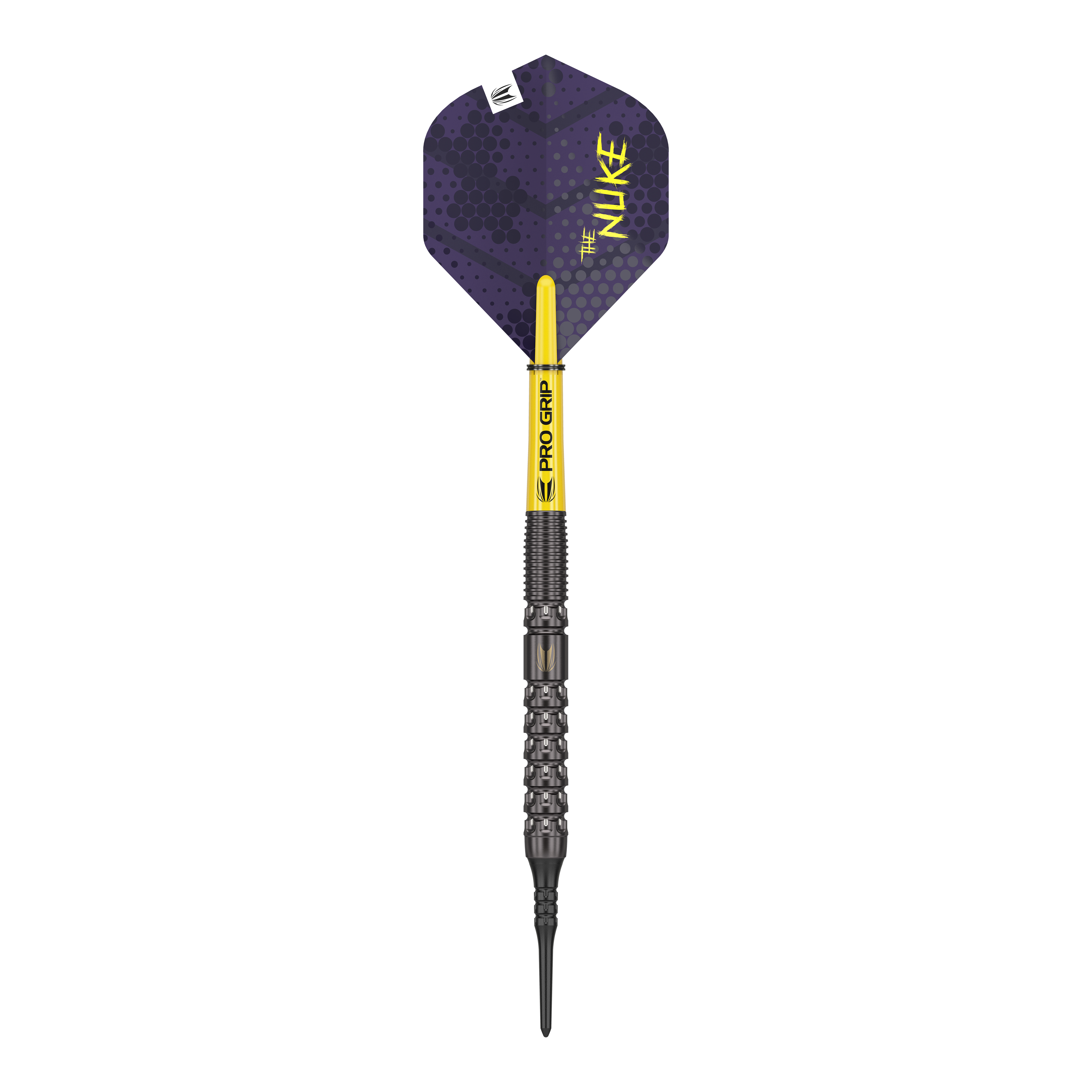 Dardos blandos Target Luke Littler GEN1 - 19 g Das Bild zeigt ein Dart-Produkt. Es trägt den Dateinamen '210324_Target_Luke_Littler_GEN1_Softdarts_1'.