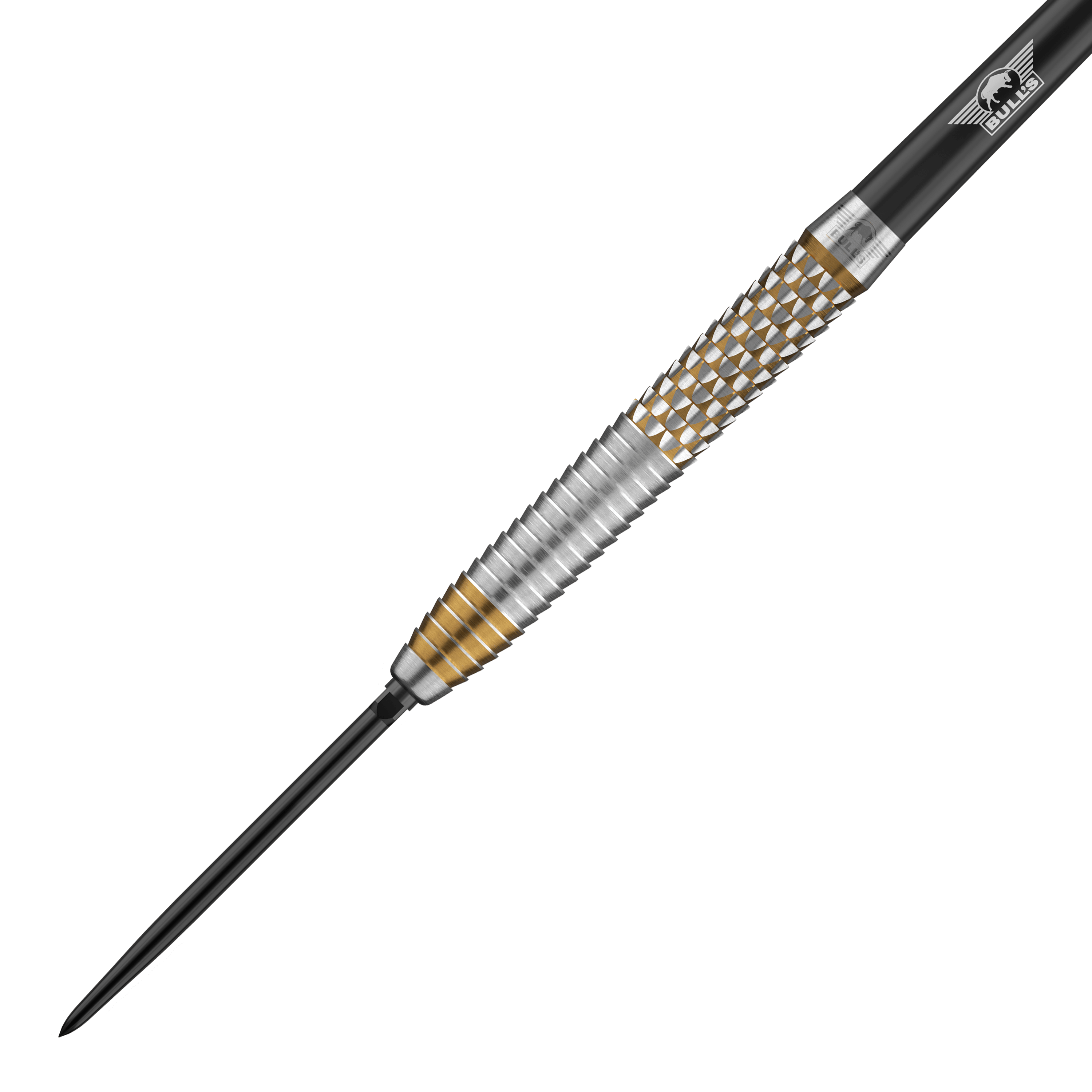 Dardos de acero convertibles Bulls NL Vintage Shark Das Bild zeigt die Bulls NL Vintago Shark Convertible Points Steeldarts. Es handelt sich um ein hochwertiges Dartprodukt mit besonderen Spitzen.