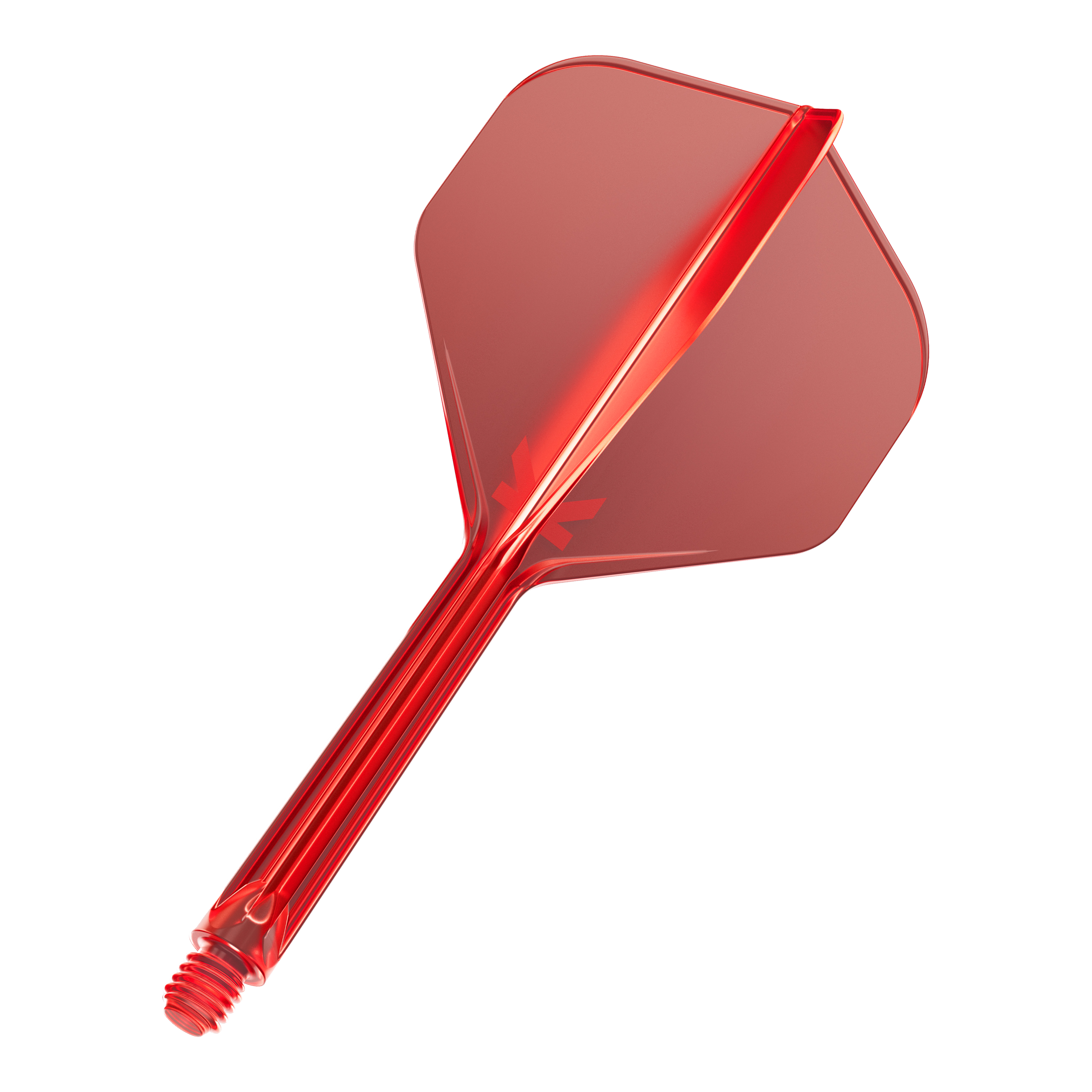 Sistema de vuelo estándar Target K-Flex No2 - Rojo Dies ist ein rotes Dart-Flügel-Set mit einem integrierten Schaft. Es hat ein einfaches, durchsichtiges Design und ist für den Einsatz bei Darts geeignet.