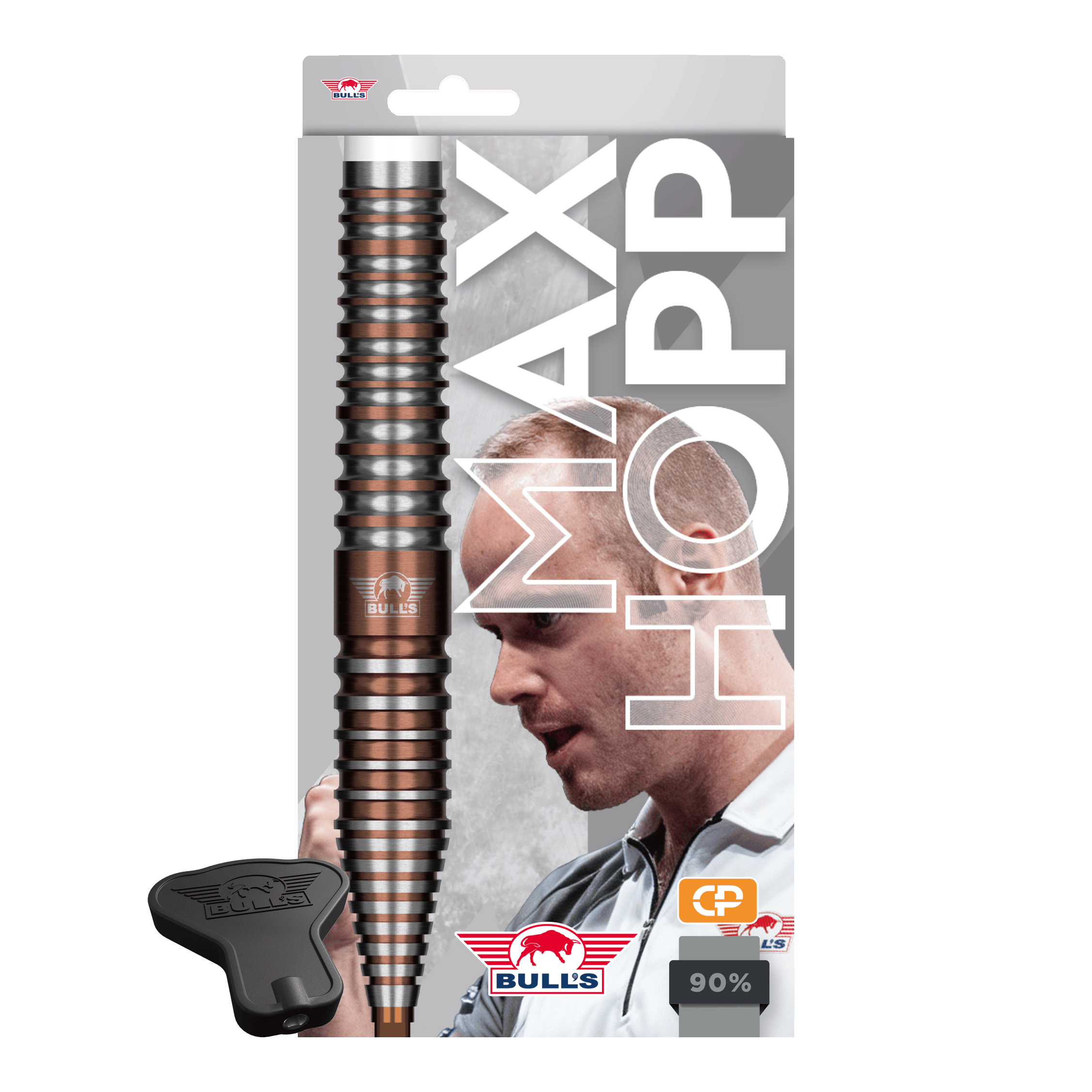 Dardos de acero convertibles Bulls NL Max Hopp E5 Dardos de acero convertibles Bulls NL Max Hopp E5