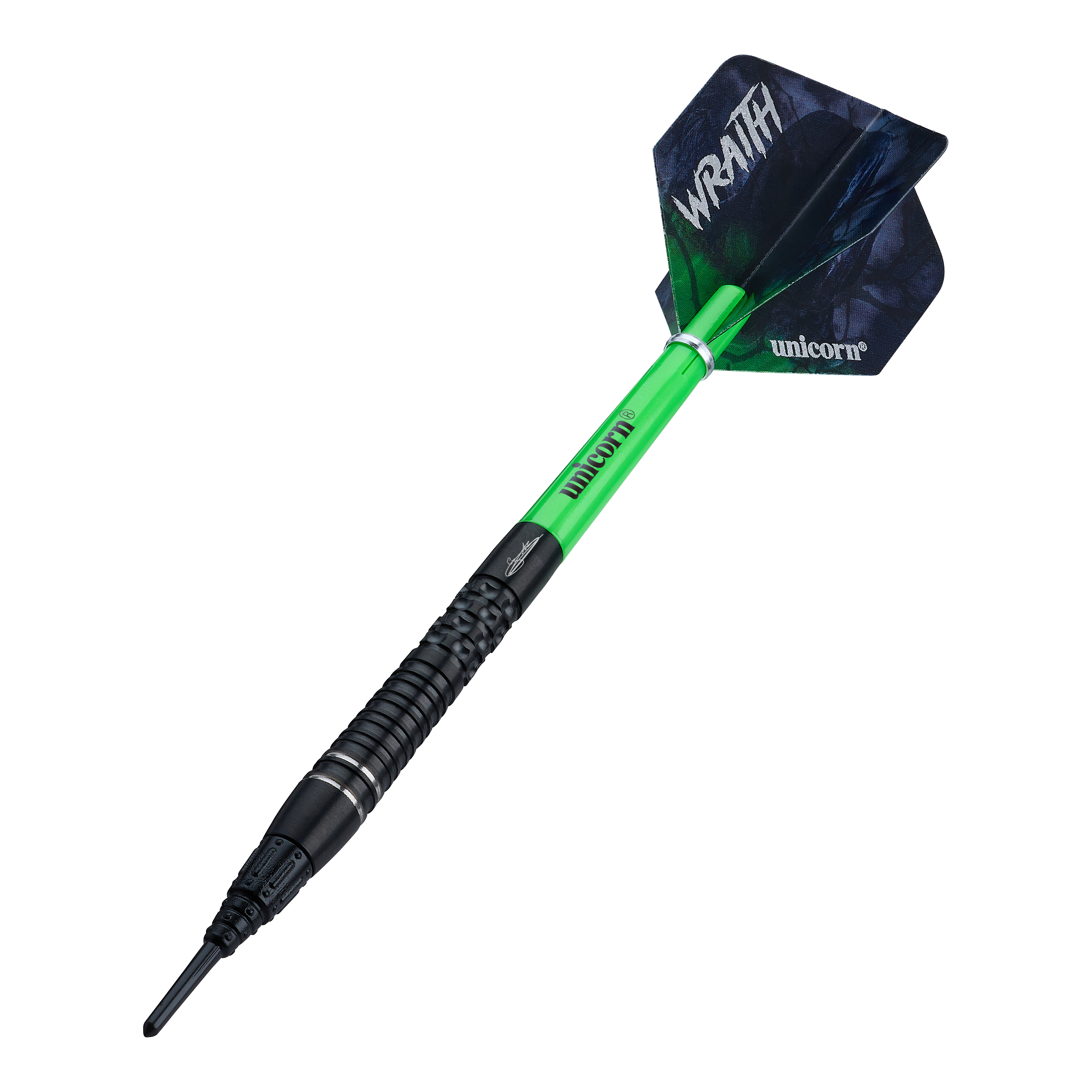 Dardos blandos Unicorn Wraith Gary Anderson Phase 6 - 20 g Hier werden die Unicorn Wraith Gary Anderson Phase 6 Softdarts - 20g präsentiert. Die Darts sind deutlich sichtbar.
