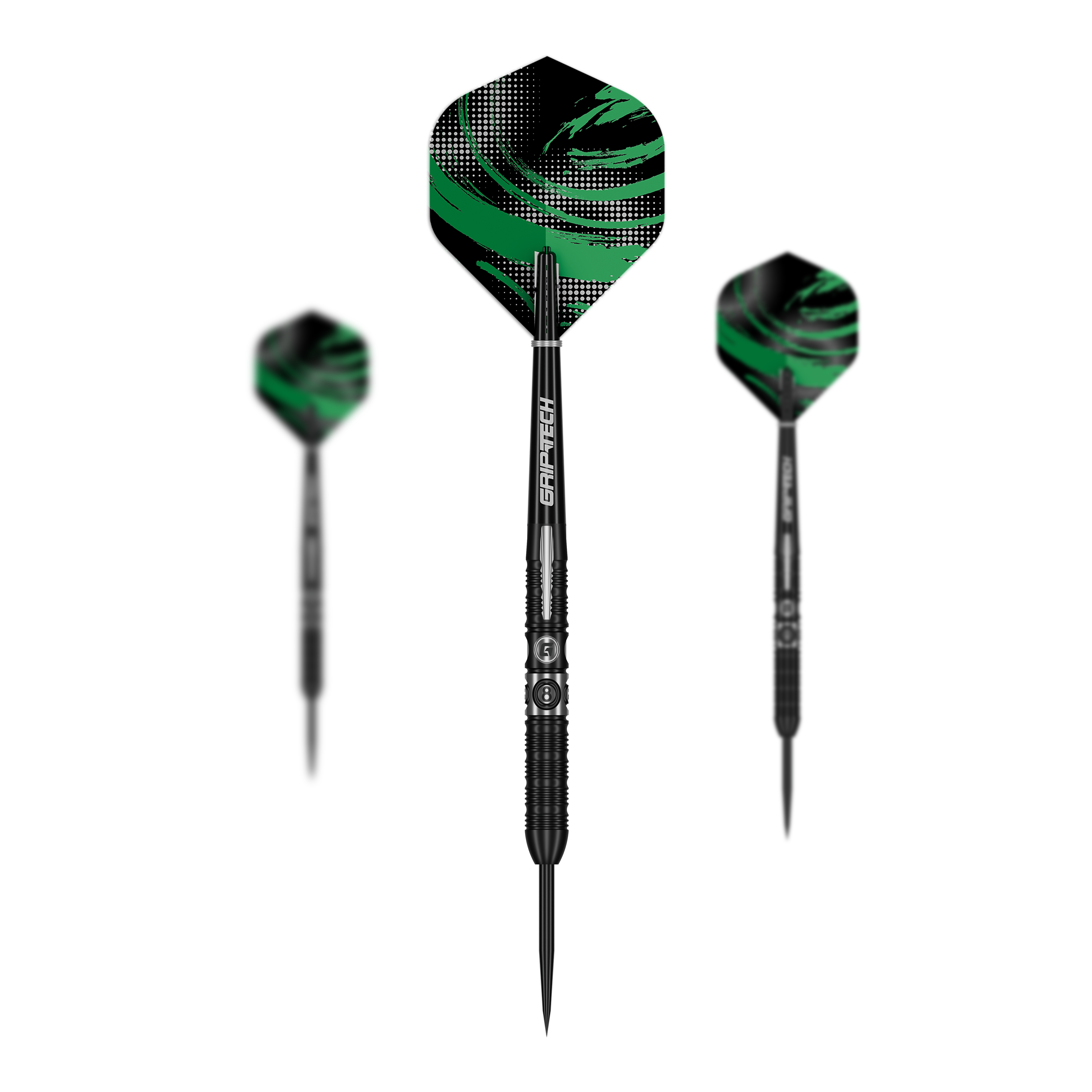 Dardos de acero GOAT de 8 bolas Dieses Foto zeigt ein Set der GOAT 8Ball Steeldarts. Es sind mehrere Dartpfeile als Set abgebildet.