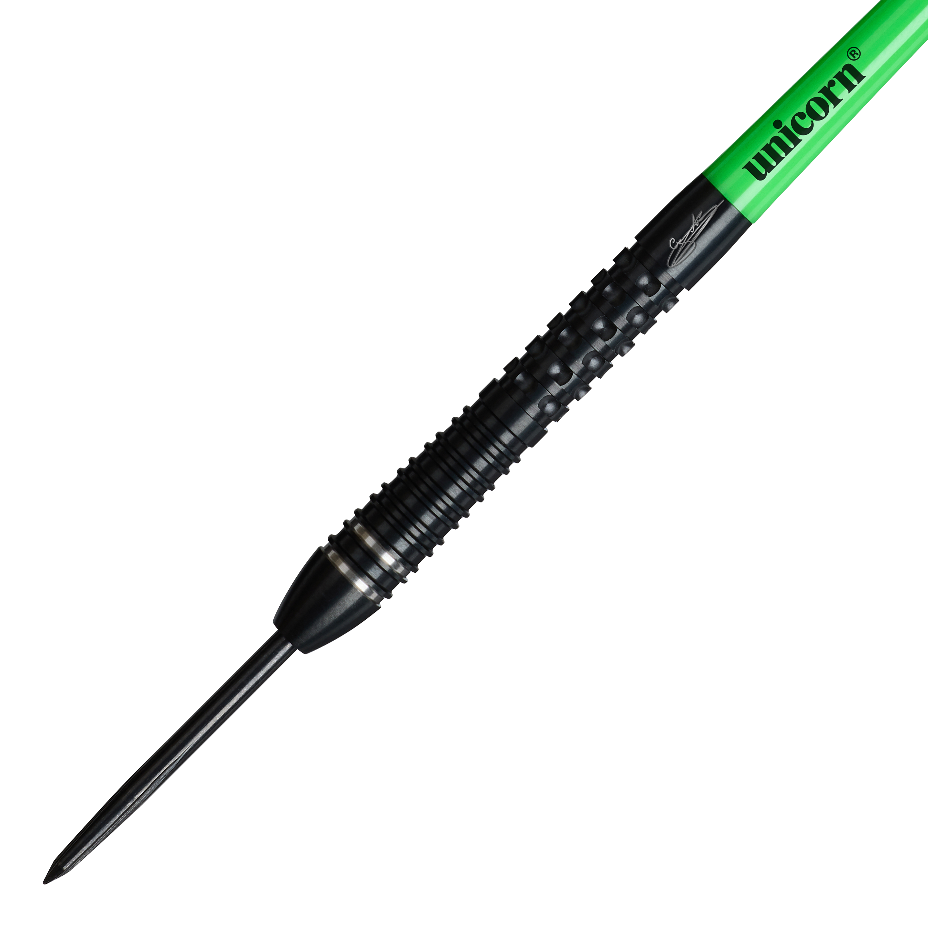 Dies ist ein Bild der Unicorn Wraith Gary Anderson Phase 6 Steeldarts. Die Darts sind für Präzision und Leistung entwickelt.