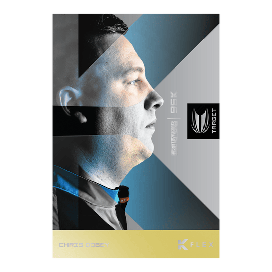 Zu sehen ist der Target Chris Dobey 95K Softdarts - 18g. Der Dartpfeil ist speziell für Softdart konzipiert.