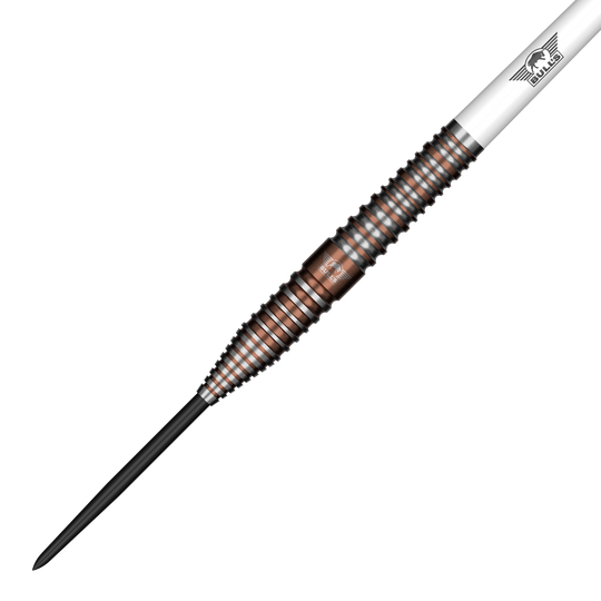 Dardos de acero Bulls NL Max Hopp E5 Das Bild zeigt Bulls NL Max Hopp E5 Steeldarts. Die Darts sind hochwertig verarbeitet und optimal für Turnierspieler.