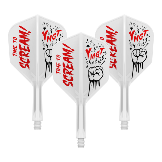 Sistema de eje de vuelo Target Japan K-Flex Scream No6 Zu sehen ist das Produkt 410242_Target_Japan_K-Flex_Scream_No6_Flight-Shafts-System_19mm_1Set. Es dürfte sich um einen Dartflight mit Schaftsystem handeln.