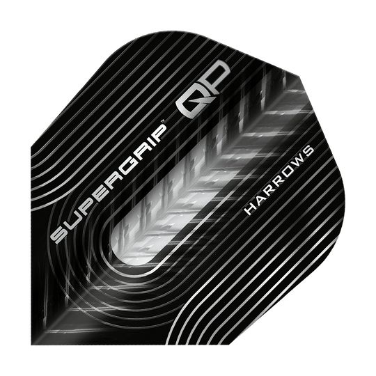 Plumas Harrows Supergrip QP nº 6 Das Bild zeigt die Harrows Supergrip QP No6 Flights. Die Flights sind speziell für Präzision und Stabilität entwickelt.