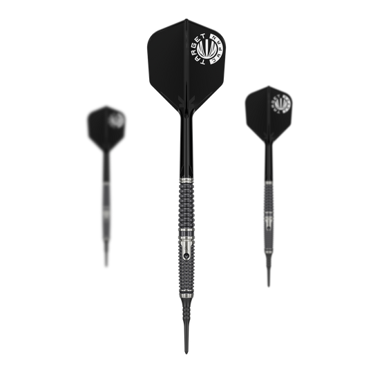 Dardos blandos Target Japan Paul Lim The Legend GEN9 - 20 g Target Japan Paul Lim The Legend GEN9 Softdarts - 20g im Set mit mehreren Darts abgebildet. Diese Aufnahme zeigt das komplette Produktangebot.