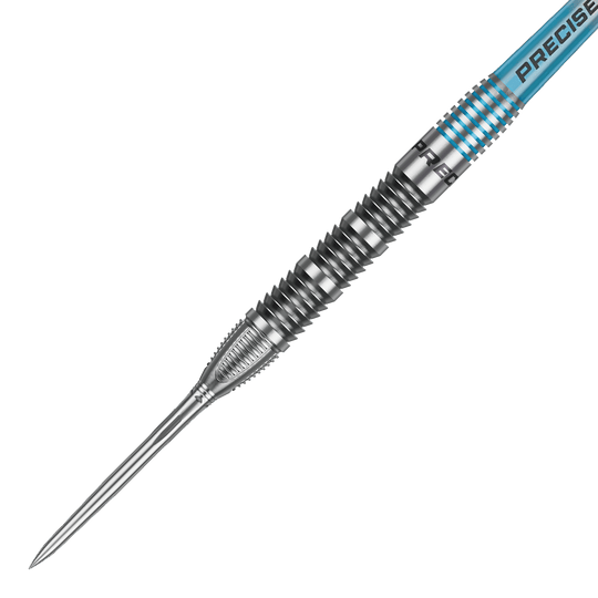 Dardos de acero Precise 180 Bela Schugmann Double Dipper V1 Abgebildet sind Precise 180 Bela Schugmann Double Dipper V1 Steeldarts. Die Darts eignen sich für anspruchsvolle Spieler.