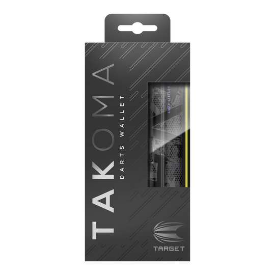 Estuche de dardos Luke Littler de la serie Takoma Ghost Das Bild zeigt das Takoma Ghost Series Luke Littler Dartcase. Das Dartcase kommt aus einer speziellen Sammlung und ist für Dartspieler entworfen.