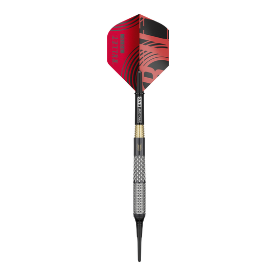 Dardos blandos Target Stephen Bunting GEN5 Void - 18 g Target Stephen Bunting GEN5 Void Softdarts - 18g Darts werden dargestellt. Das Bild zeigt das Design und die Details dieser Softdarts.