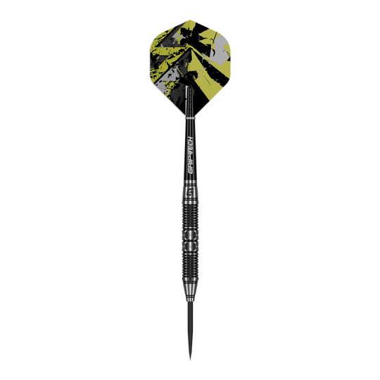 Dardos de acero con mancuernas GOAT Das Produkt GOAT Dumbbell Steeldarts ist auf diesem Bild abgebildet. Diese Steeldarts sind hochwertig verarbeitet.