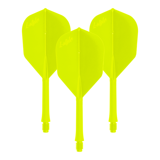 Vuelos en barra estilo L 2BA L3 - 260 Dieses Bild präsentiert einen Dart-Flug in Neon-Gelb. Gezeigt wird der Artikel 'LSF-906_L-Style_BarFlight_NeonGelb_1Set'.