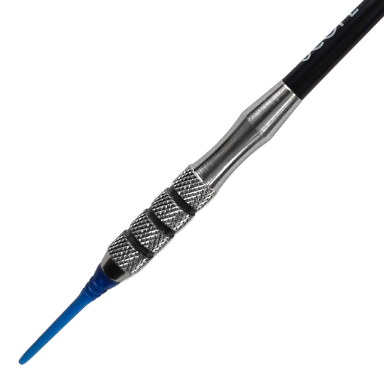 Dardos blandos de latón con la Cruz Escocesa de McDart - 18 g Das Bild zeigt die McDart Scottish Cross Brass Softdarts mit 18g Gewicht. Die Darts verfügen über ein schottisches Kreuz Design und sind für Softdart geeignet.