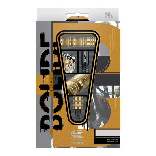 Dardos blandos Target Bolide Envy 10 Hier wird das Produkt Target Bolide Envy 10 Softdarts präsentiert. Perfekt geeignet für ambitionierte Dartspieler.
