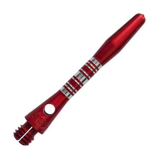 Ejes de aluminio Bulls NL Supra - Rojo - 34 mm Abgebildet sind die Bulls NL Supra Aluminium Shafts in Rot, 34 mm. Sie eignen sich hervorragend als Ersatzteile für Dartpfeile.