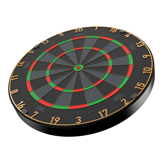 Diana de dardos de acero Bulls NL Advantage Black Edition Dieses Bild zeigt das BullsNL Advantage Black Edition Steeldartboard. Es handelt sich um eine zusätzliche Produktdarstellung.