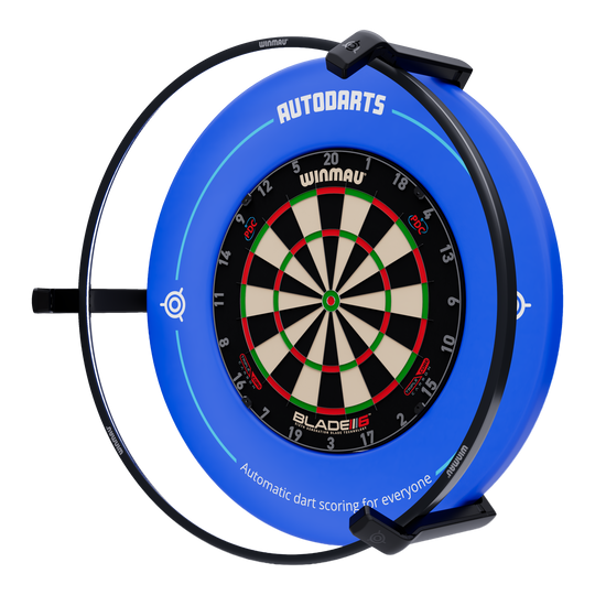 Sistema de puntuación automática Autodarts Vantage Das Bild zeigt das Autodarts Vantage Auto-Scoring-System. Das Produkt ist nicht näher beschrieben.