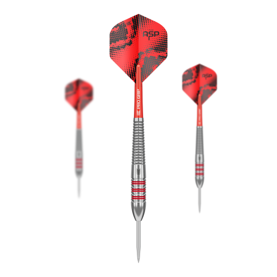 Dardos de latón y acero Target Nathan Aspinall - 22 g Dieses Bild zeigt das Set der Target Nathan Aspinall Brass Steeldarts - 22g. Das Set eignet sich perfekt für Einsteiger und Fortgeschrittene.