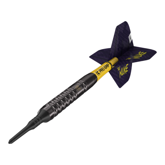 Dardos blandos Target Luke Littler GEN1 - 19 g Dieses Bild zeigt ein Softdart-Produkt. Der Dateiname lautet '210324_Target_Luke_Littler_GEN1_Softdarts_4_(1)'.