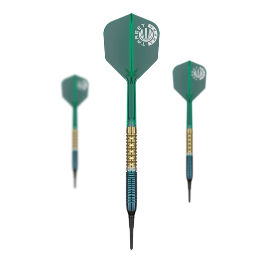 Dardos blandos Target Japan Prime Series Zenith GEN 2.5 - 20 g Das Foto zeigt ein Set der Target Japan Prime Series Zenith GEN 2.5 Softdarts mit 20g. Das Set enthält mehrere Darts für ein komplettes Spielerlebnis.
