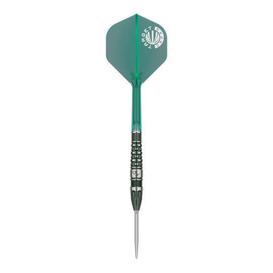 Dardos de acero Target Japan Prime Series PW GEN 3 Swiss Point - 23 g Abgebildet ist ein Target Japan Prime Series PW GEN 3 Swiss Point Steeldart mit 23g. Der Dartpfeil eignet sich für professionelle Spieler.