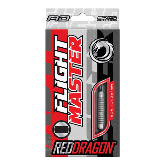 Dardos de acero Red Dragon Flightmaster Fury 2 - 25 g Abgebildet ist Red Dragon Flightmaster Fury 2 Steeldarts - 25g. Der Dart besticht durch sein modernes Design und seine robuste Verarbeitung.