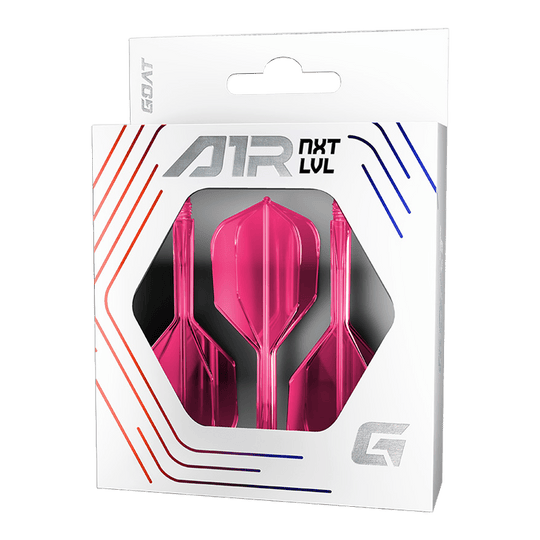 Sistema de eje de vuelo GOAT A1R No6 - Rosa neón Das Bild zeigt das GOAT A1R No6 Flight-Shaft-System in Neon Pink. Es ist ein moderner Flight-Shaft für Darts.