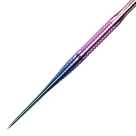 Dardos de acero arcoíris de titanio T3 Caliburn TTD Complete - 7 g Caliburn TTD Complete Titanium T3 Rainbow Steeldarts - 7g. Dieser Steeldartpfeil hat ein auffälliges regenbogenfarbenes Titan-Design.