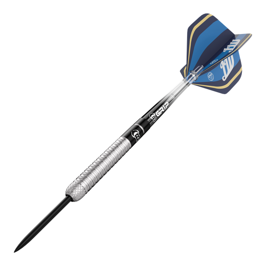 Dardos de acero Bulls Leon Weber Das Bild zeigt Bulls Leon Weber Steeldarts. Dies sind hochwertige Steeldarts für das Dartspiel.